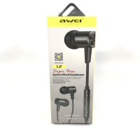 Стереонаушники AWEI с микрофоном L2 серый